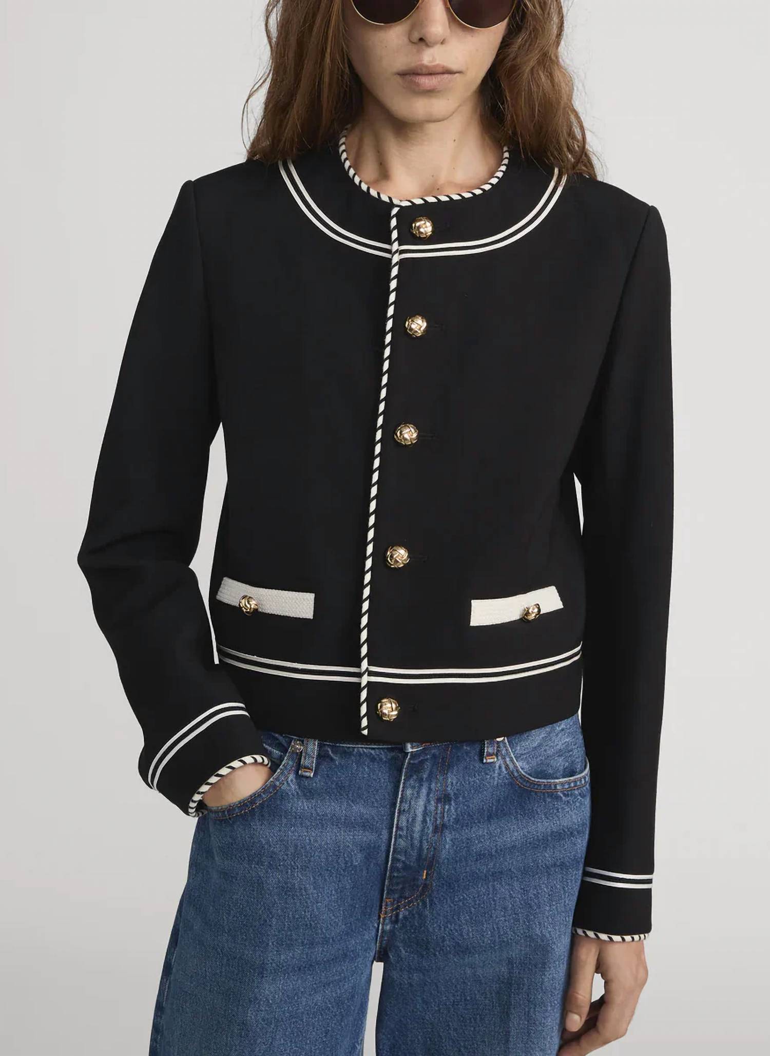 Frame - Prim Button Front Jacket