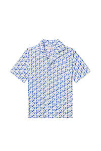 Orlebar Brown - Howell Camp Collar Printed Cotton Terry Shirt