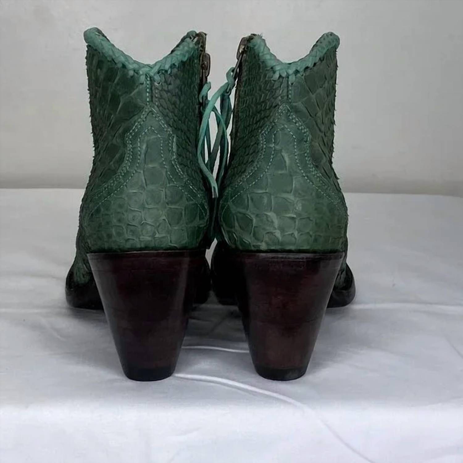 Allens Boots Women's Kyra Boots in green 1 - women's shoe - view 4