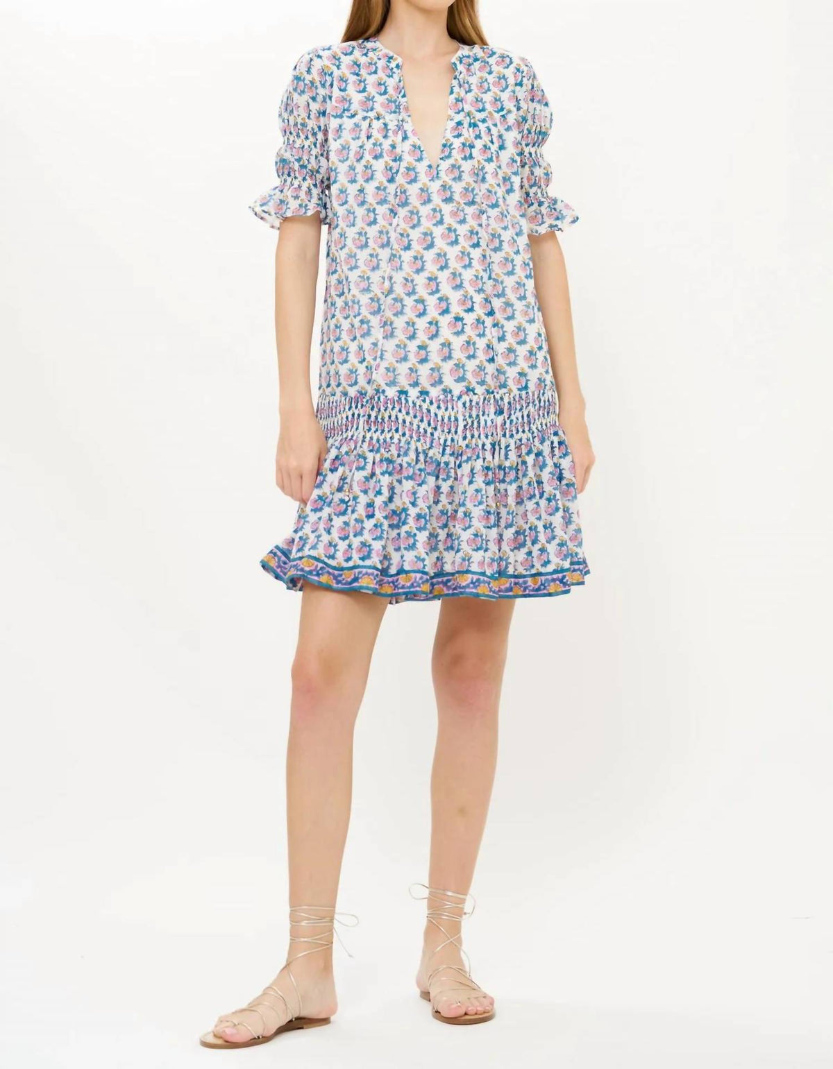 Oliphant - Smocked Drop Mini Dress