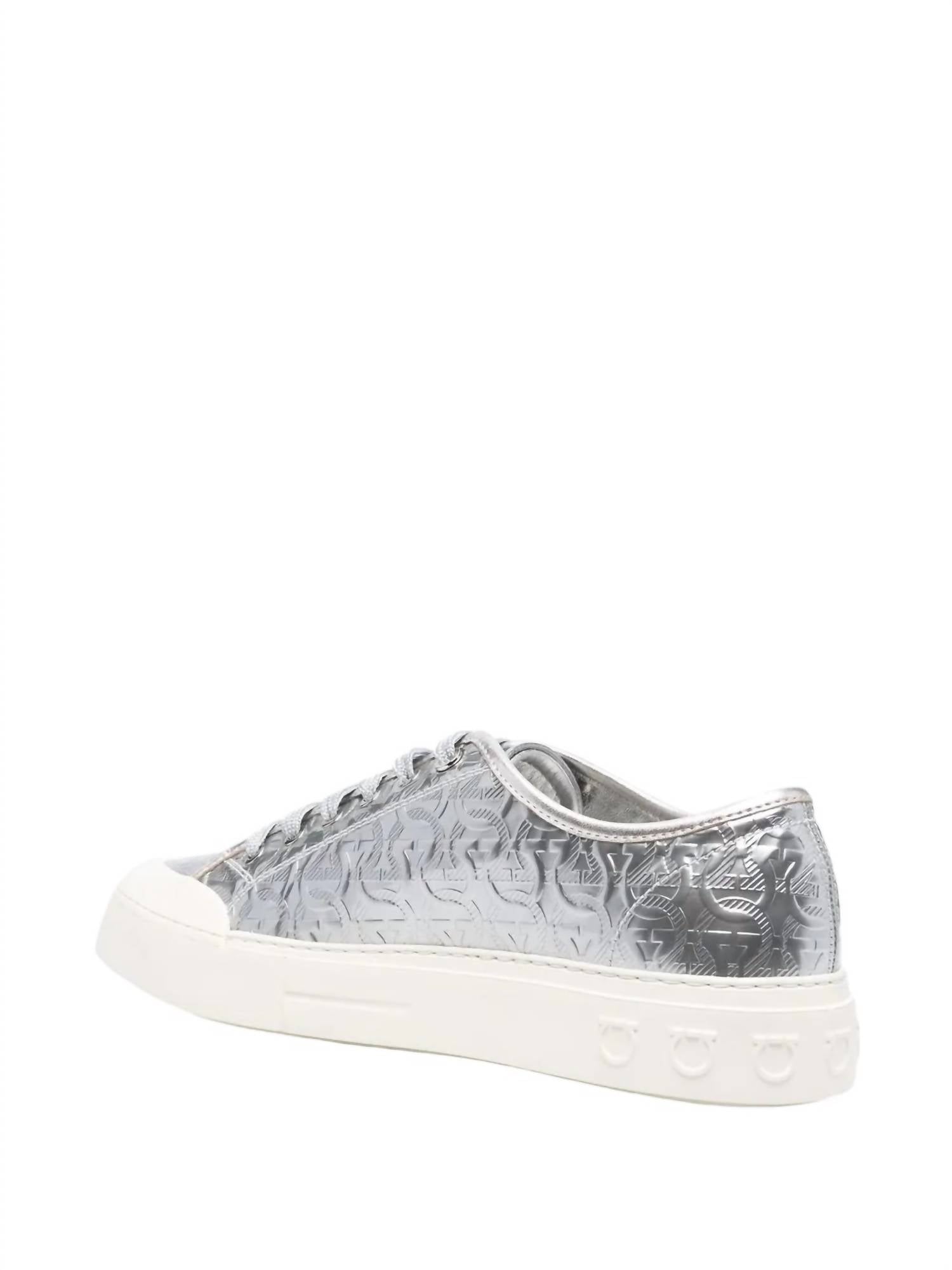 Salvatore Ferragamo - Men's Gancini Low Top Sneakers