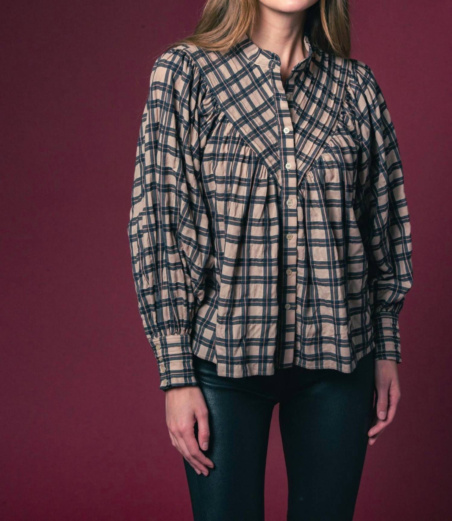 THE SHIRT Shiv Shirt in plaid - women's shirt