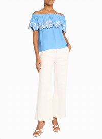 Ramy Brook - Clifford Cropped Wide Leg Jean