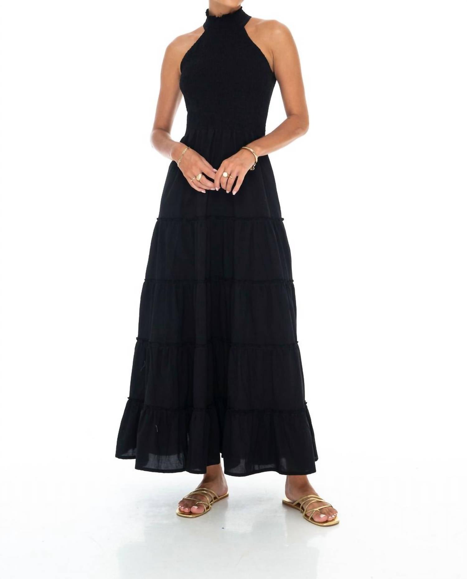 Phie Collective - Brushed Halter Maxi Dress