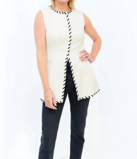 S'Edge - Taylor Button Front Vest