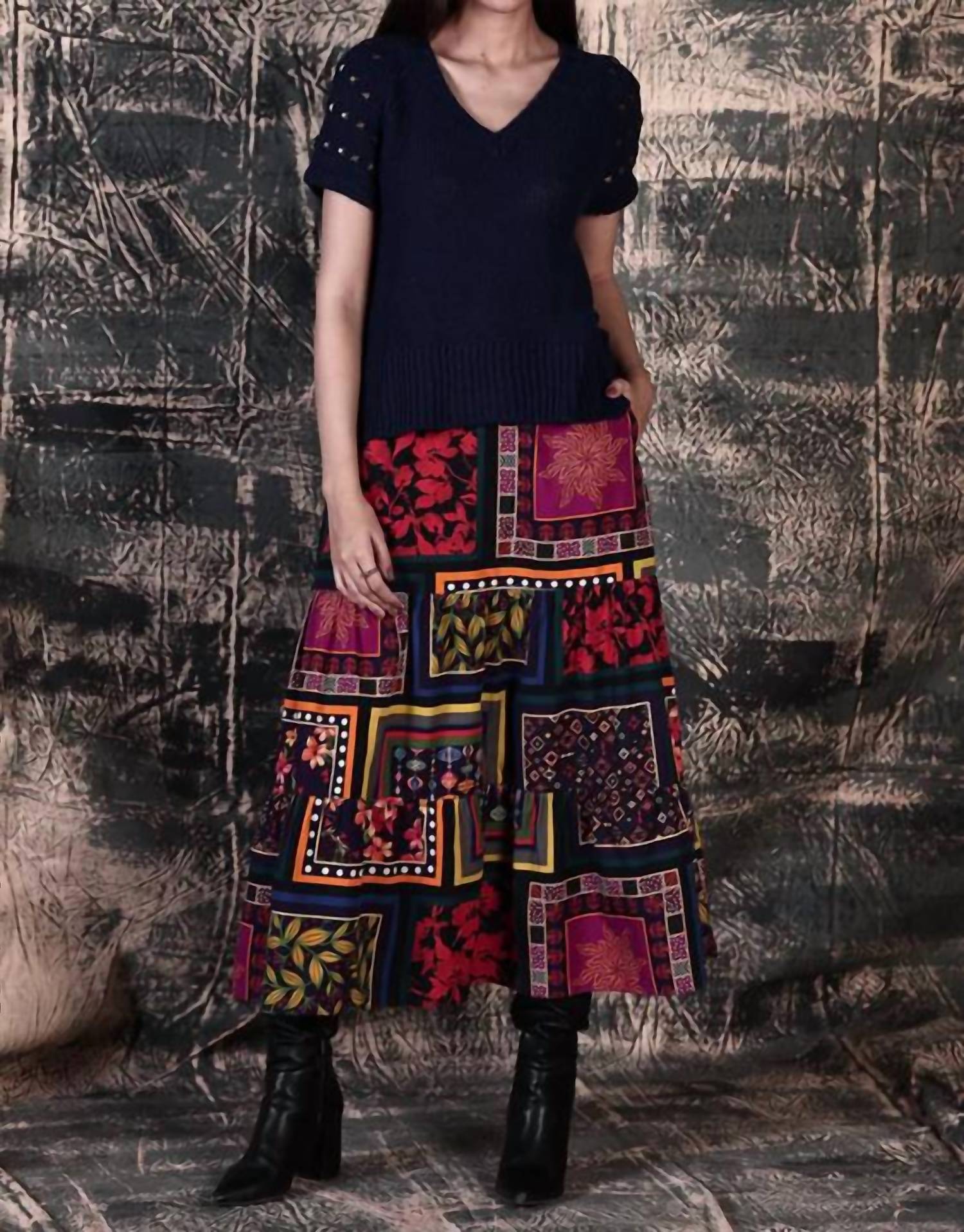 maude vivante Ada Skirt in night glow - women's skirt