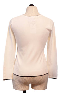 Leo Ugo - Women's Embroidered Bow Sweater Top