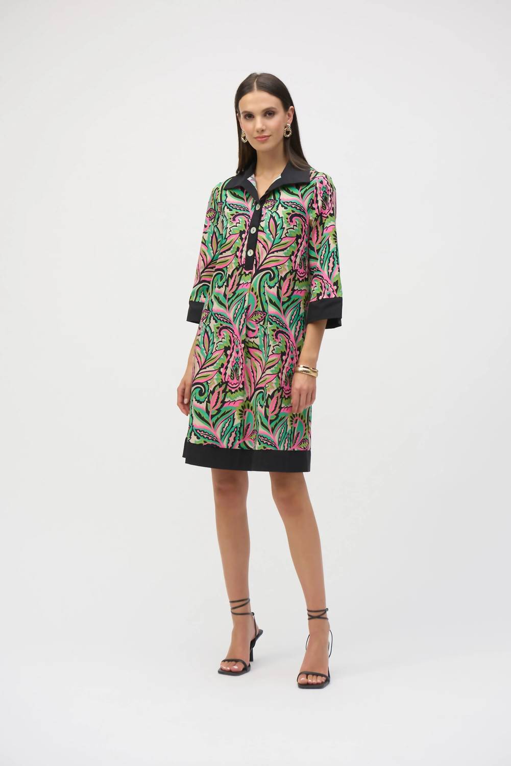 Joseph Ribkoff - Paisley Print Shift Dress
