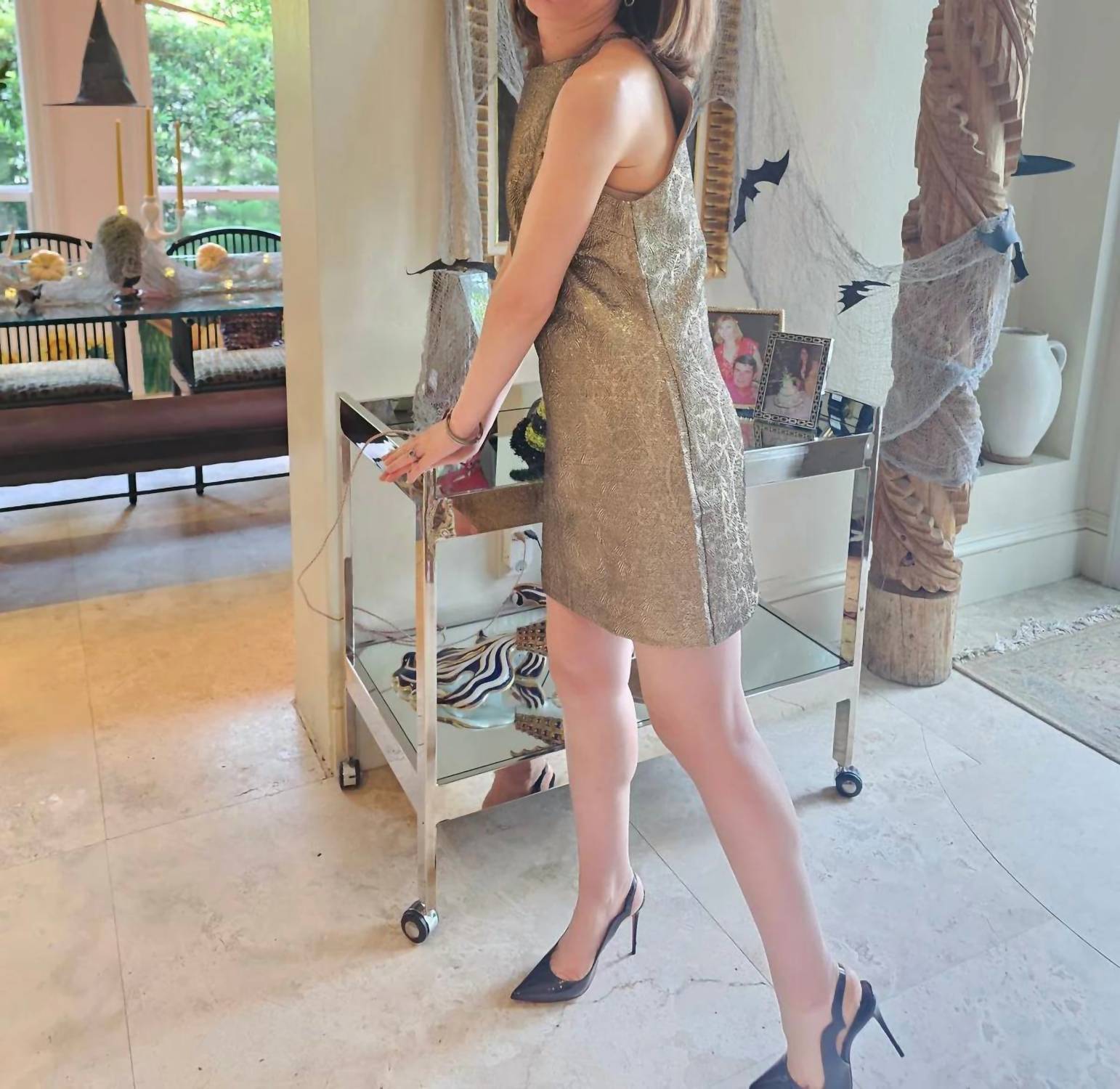 Glam - Shimmer Halter Dress