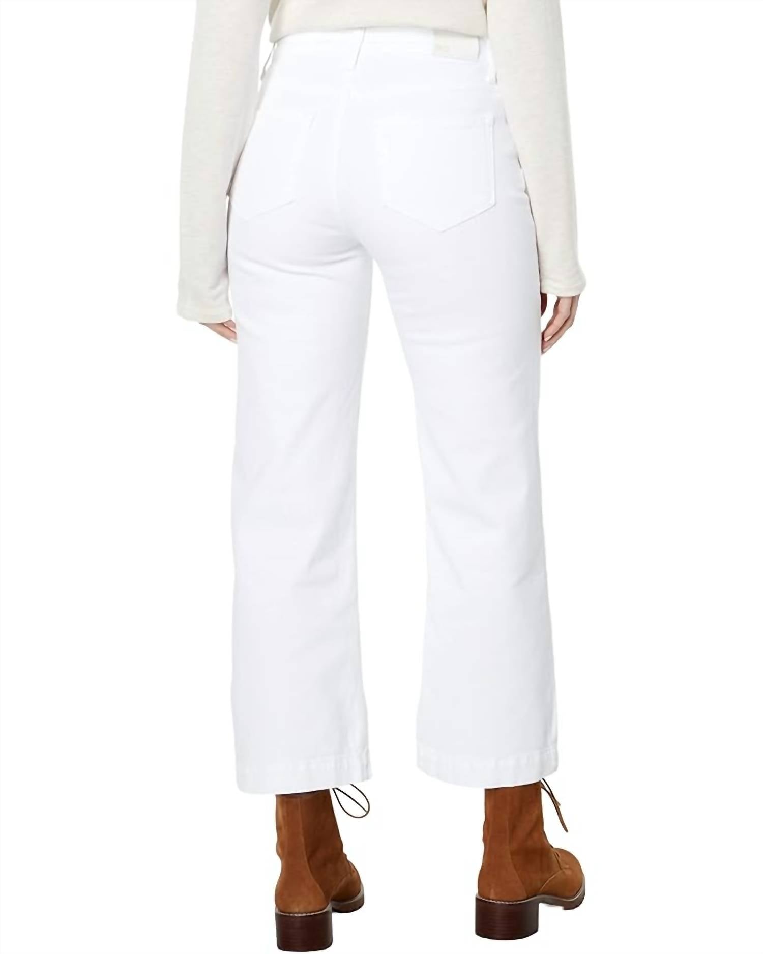 Paige - Leenah Ankle Exposed Button Fly Jean