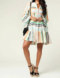 Devotion Twins - Ella V Neck A-line Short Dress