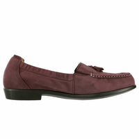 SAS Women's Hope Slip On Loafer in webster wine 1 - women's flats - detail view