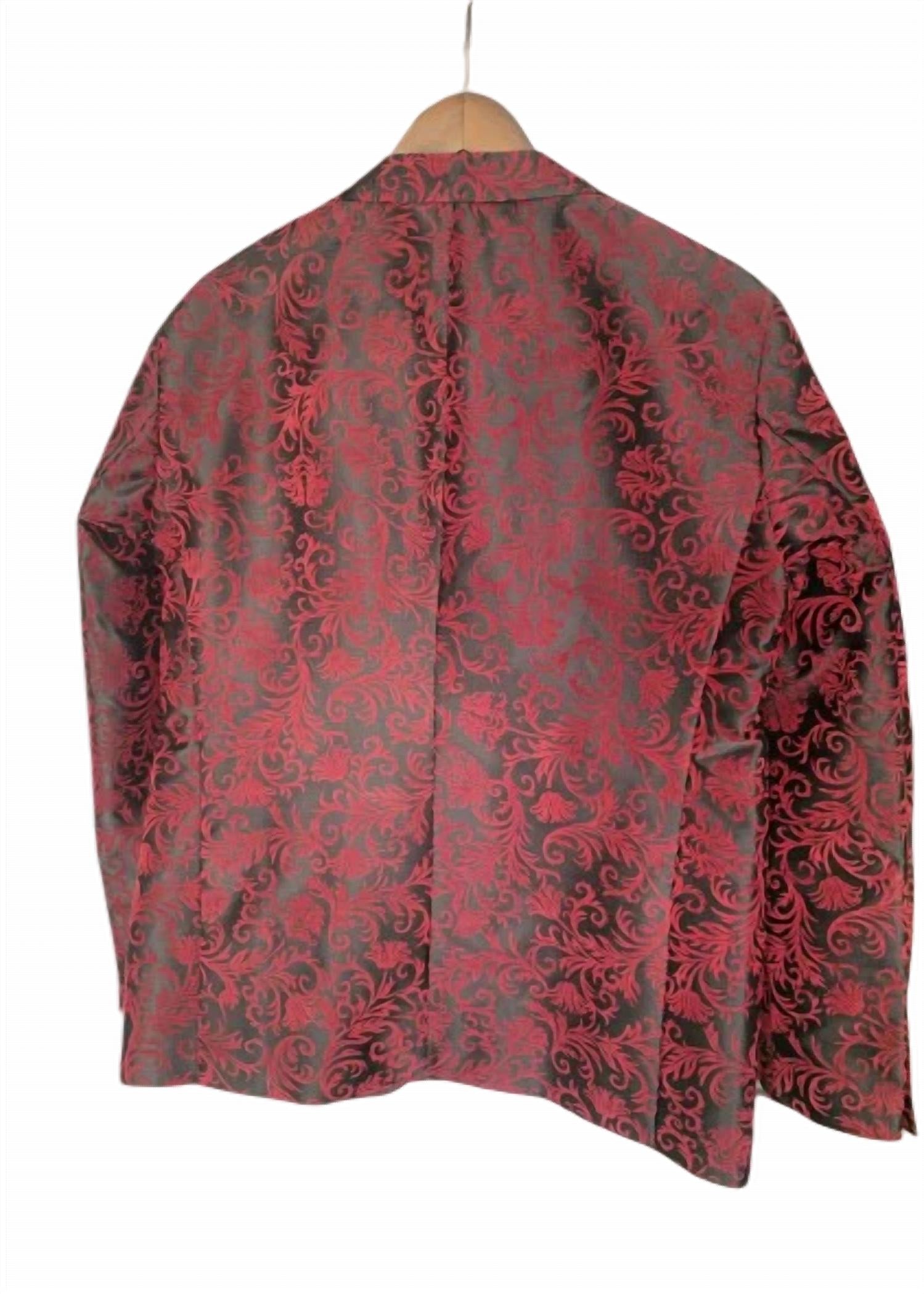 Carlos Amorin - Men Jacquard Floral Blazer