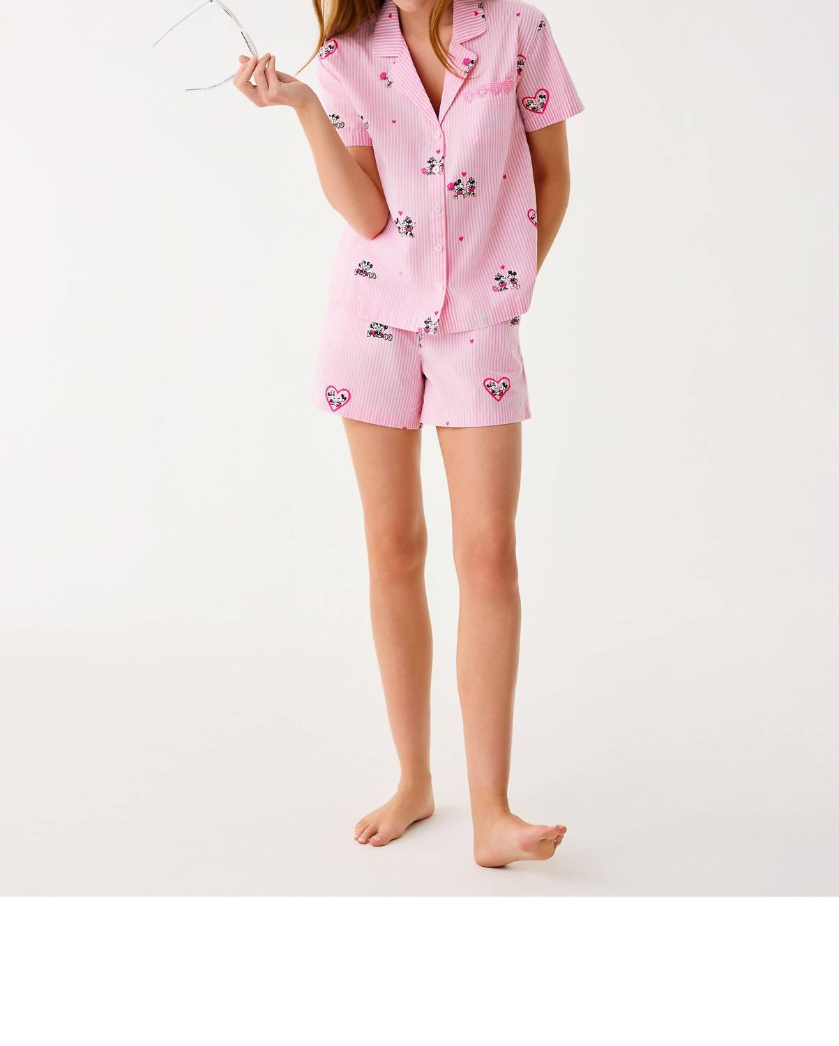Lilly Pulitzer Elly Pajama Boxer in multi disney half drop overprint 2 - women's shorts - view 4