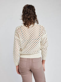 Self Contrast - Maggie Fishnet Cardigan