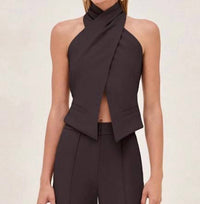 Alexis - Olfi Chic Halter Vest