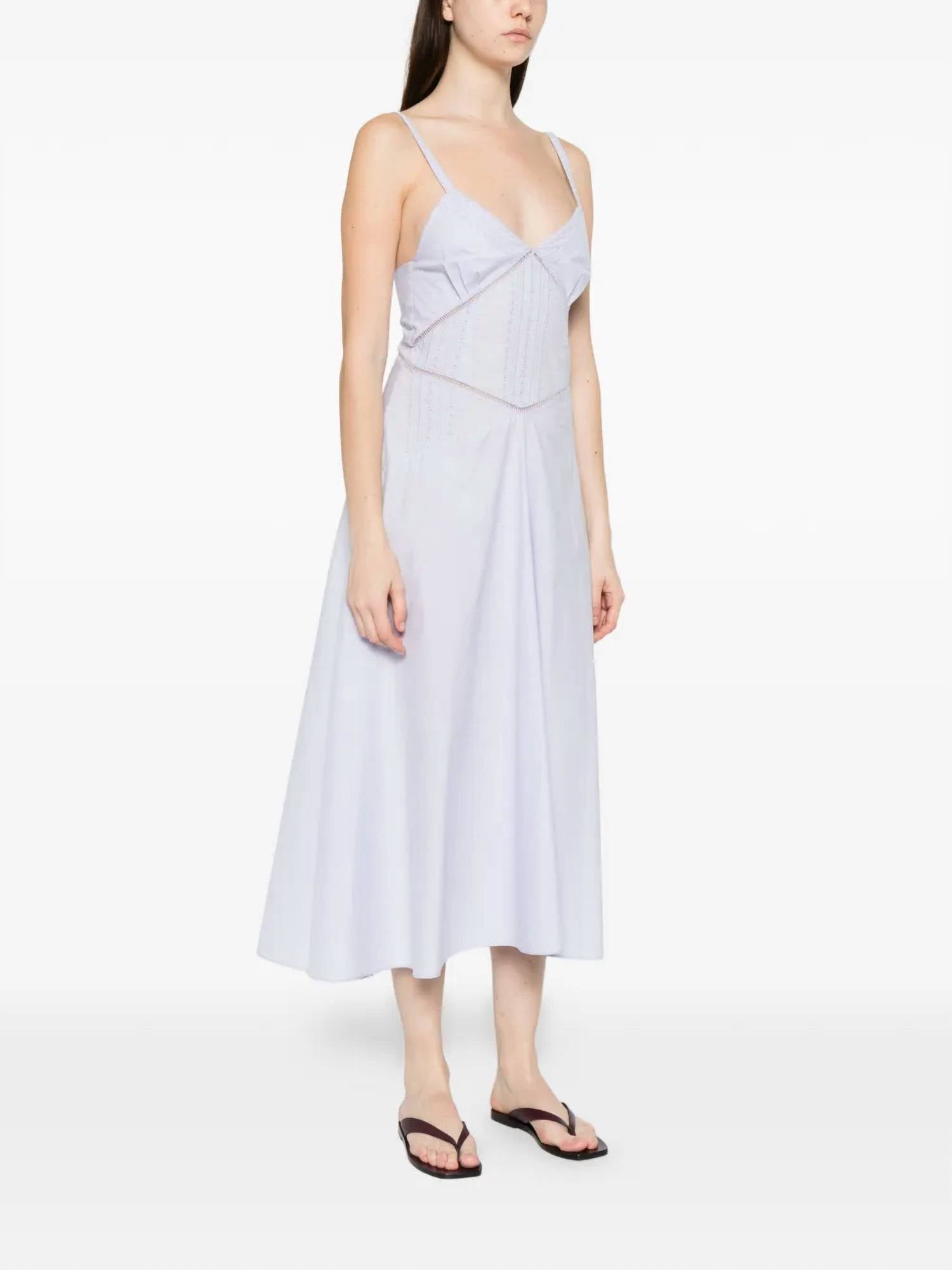 Forte Forte - Embroidery Popline Straps Dress