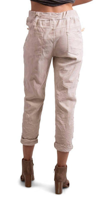 Gigi Moda - Caterina Cotton Cropped Pants