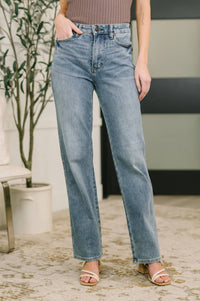 Judy Blue - High Waist Tummy Control Slim Straight Leg Jeans