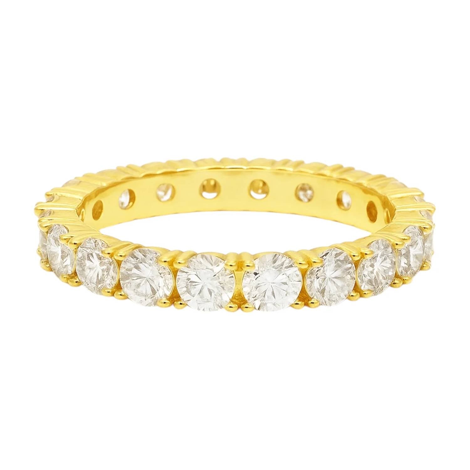 Allyanna Gifts - Women's Moissanite 3.0ct Eternity Band Ring