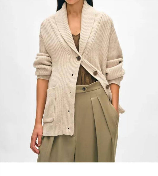 White + Warren - Cashmere Blend Marl Coatigan