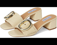 STEVE MADDEN Women's Seacrest Sandal in natural raffia - women's sandal