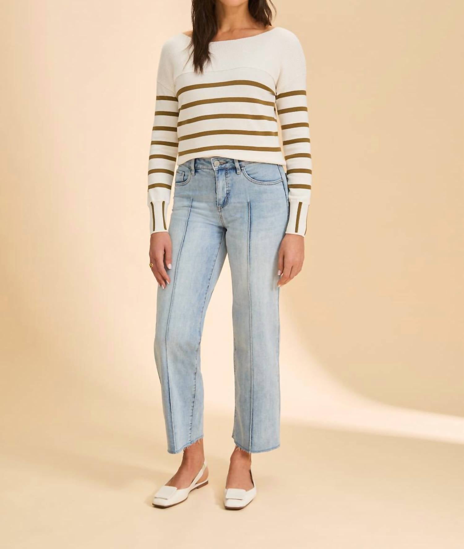 Fdj - Long Sleeve Stripe Sweater