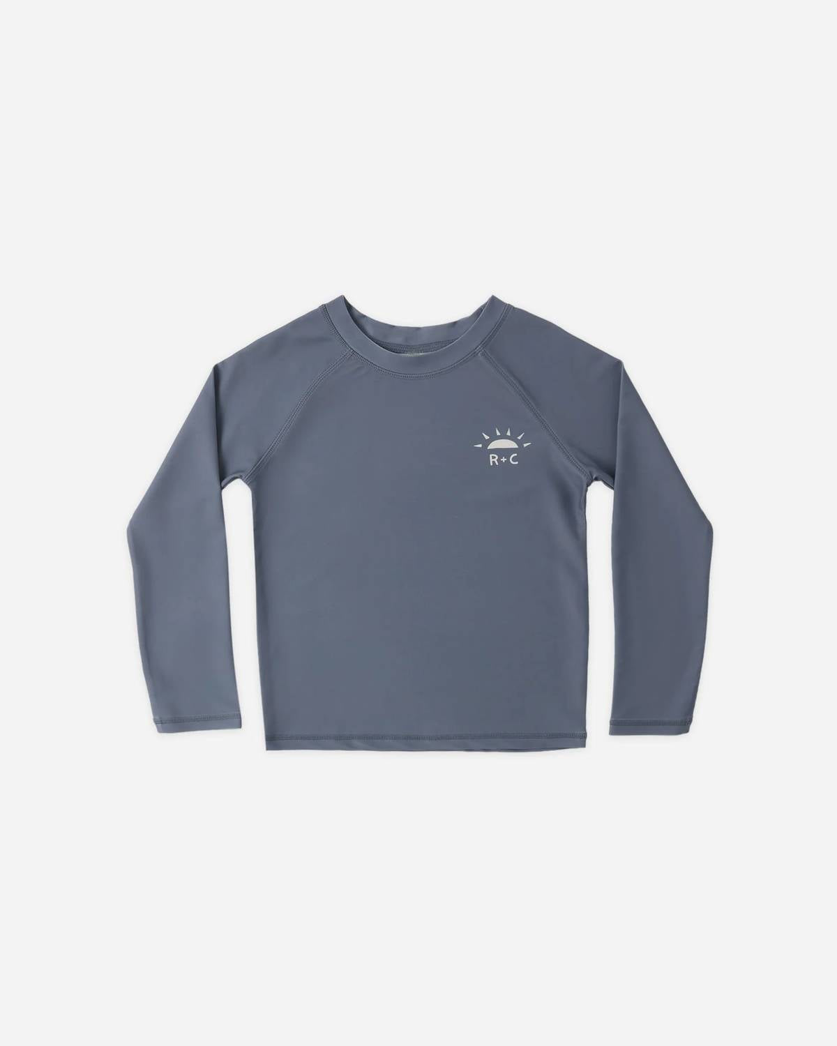 Rylee + Cru - Kids' Sharks Swim Trunks And Rashguard