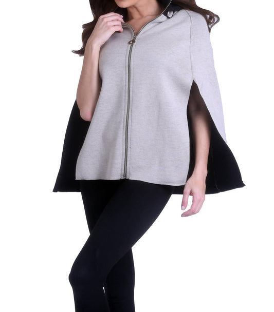 Angel - High Slit Detachable Hooded Poncho