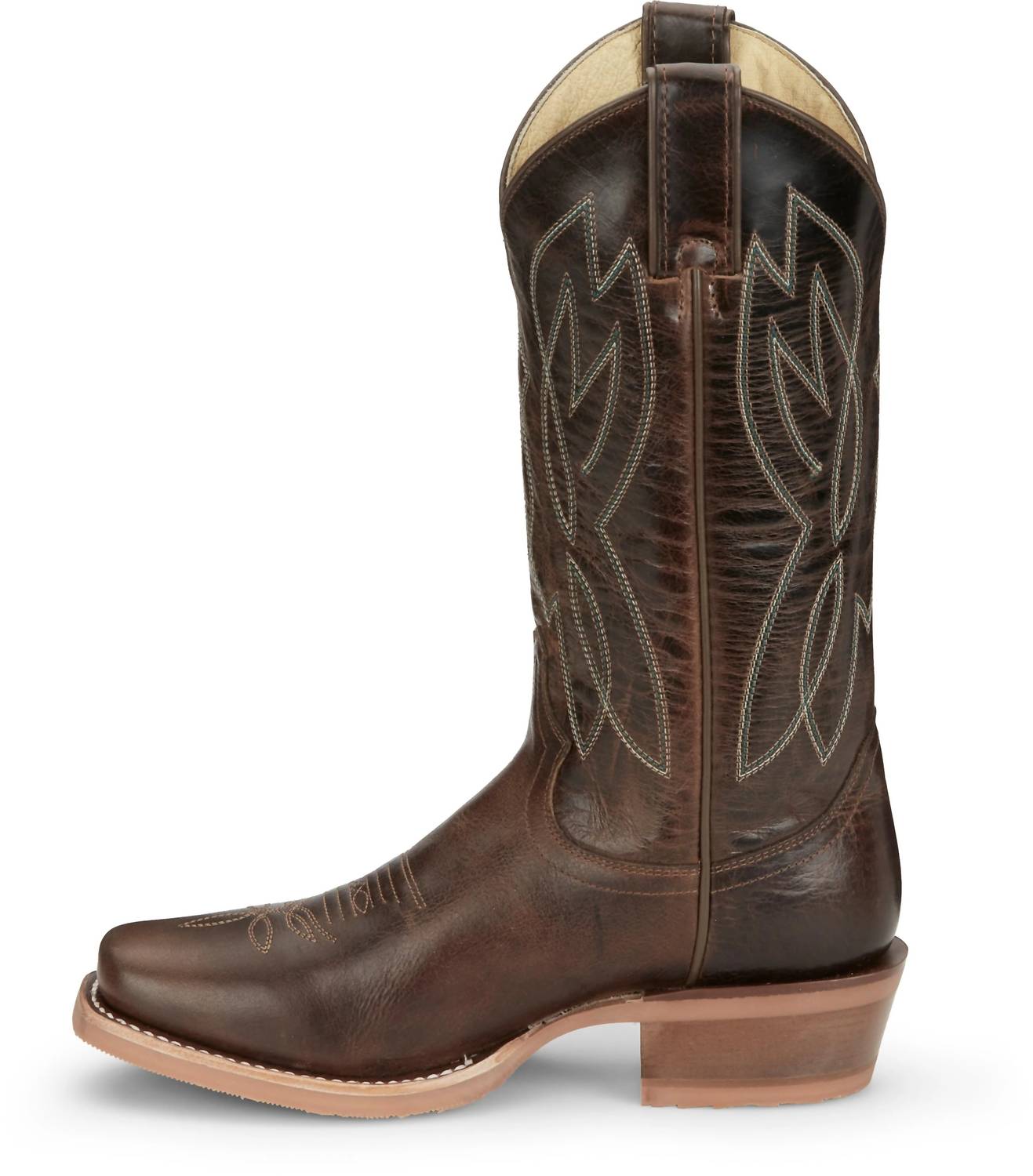 Justin Boots Women's Maberry Umber Boot in dark brown - women's shoe - detail view