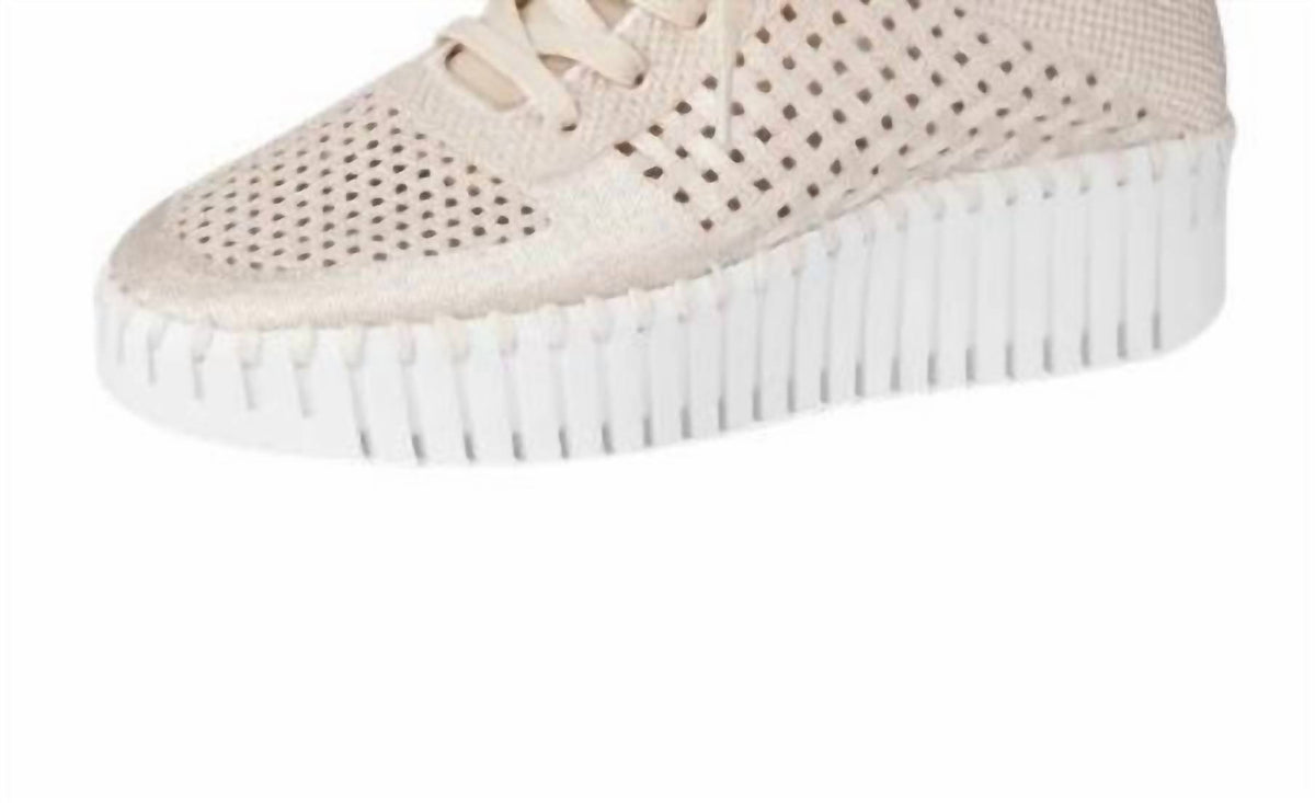 Ilse Jacobsen - Women's Tulip 4271 Platform Perforated Tennis Shoe
