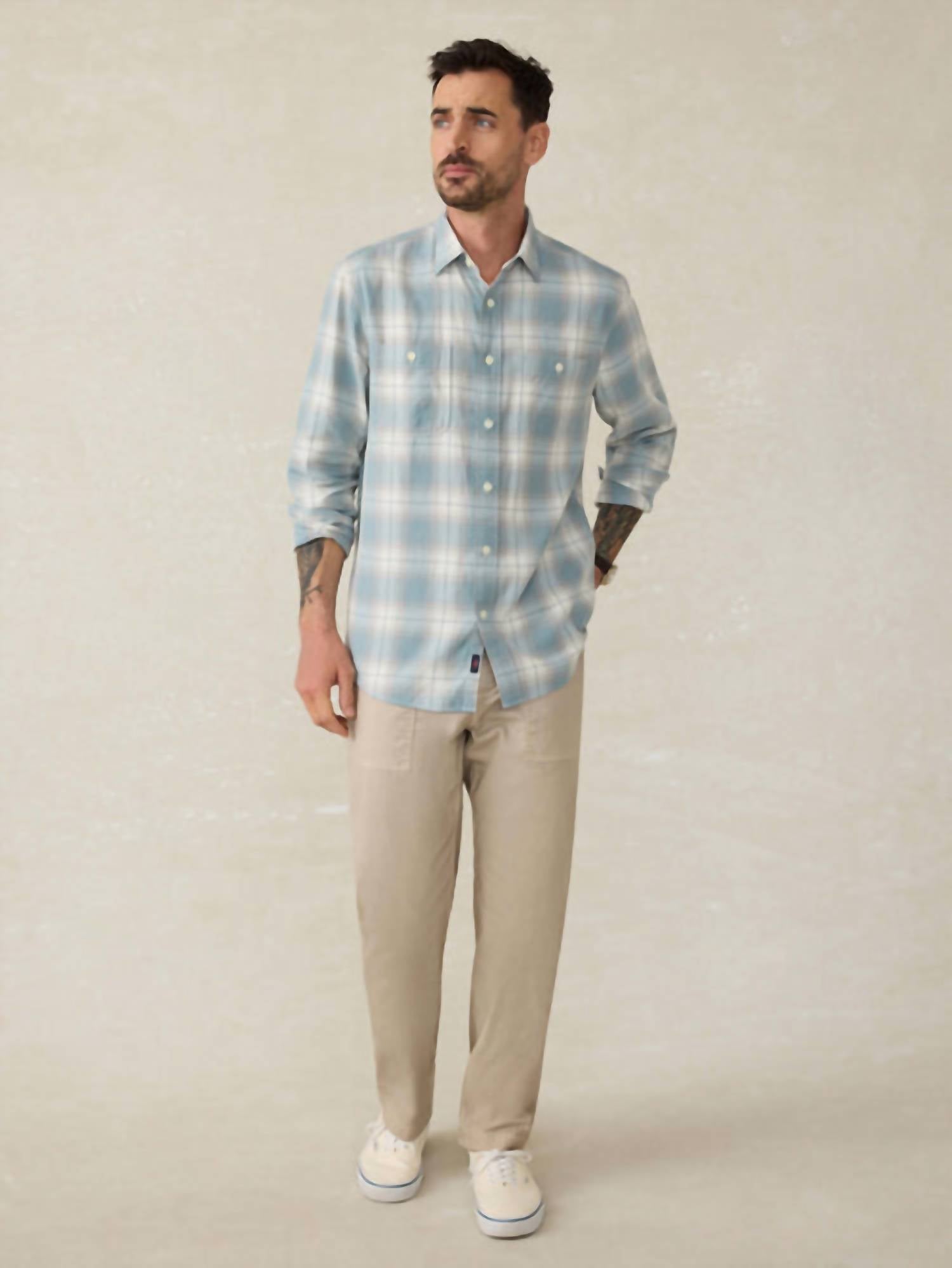 Faherty - Tried And True Chambray Workshirt