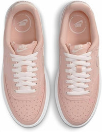 NIKE Women's Court Vision Low NN Shoes in pink - women's sneaker - detail view