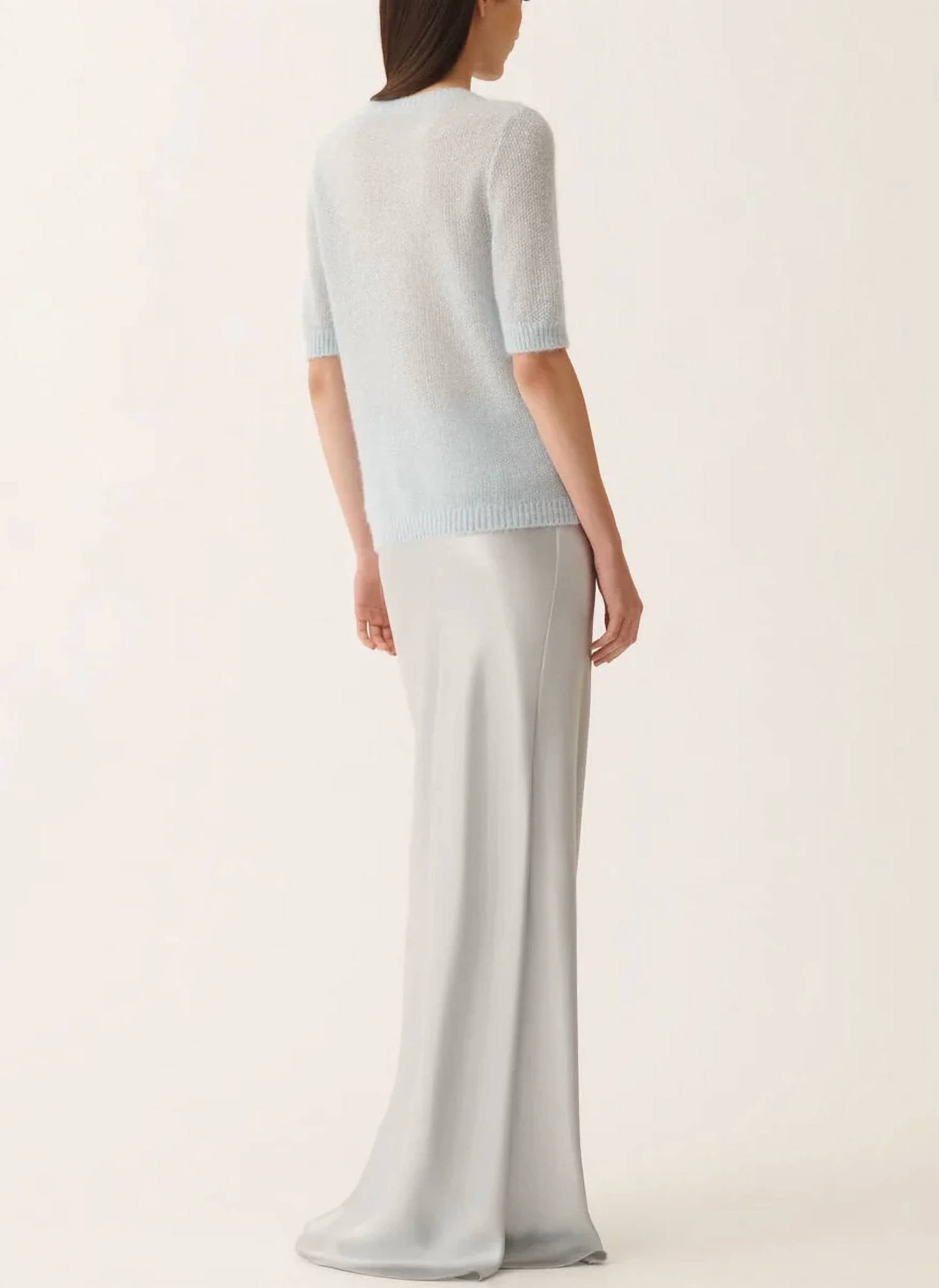 Fabiana Filippi - Short Sleeve Sweater With Sequins