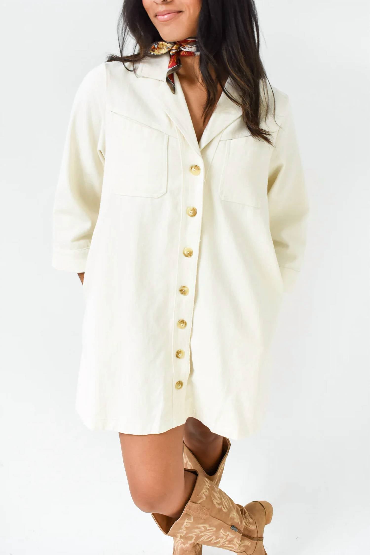 Entro - Denim Darling Mini Dress