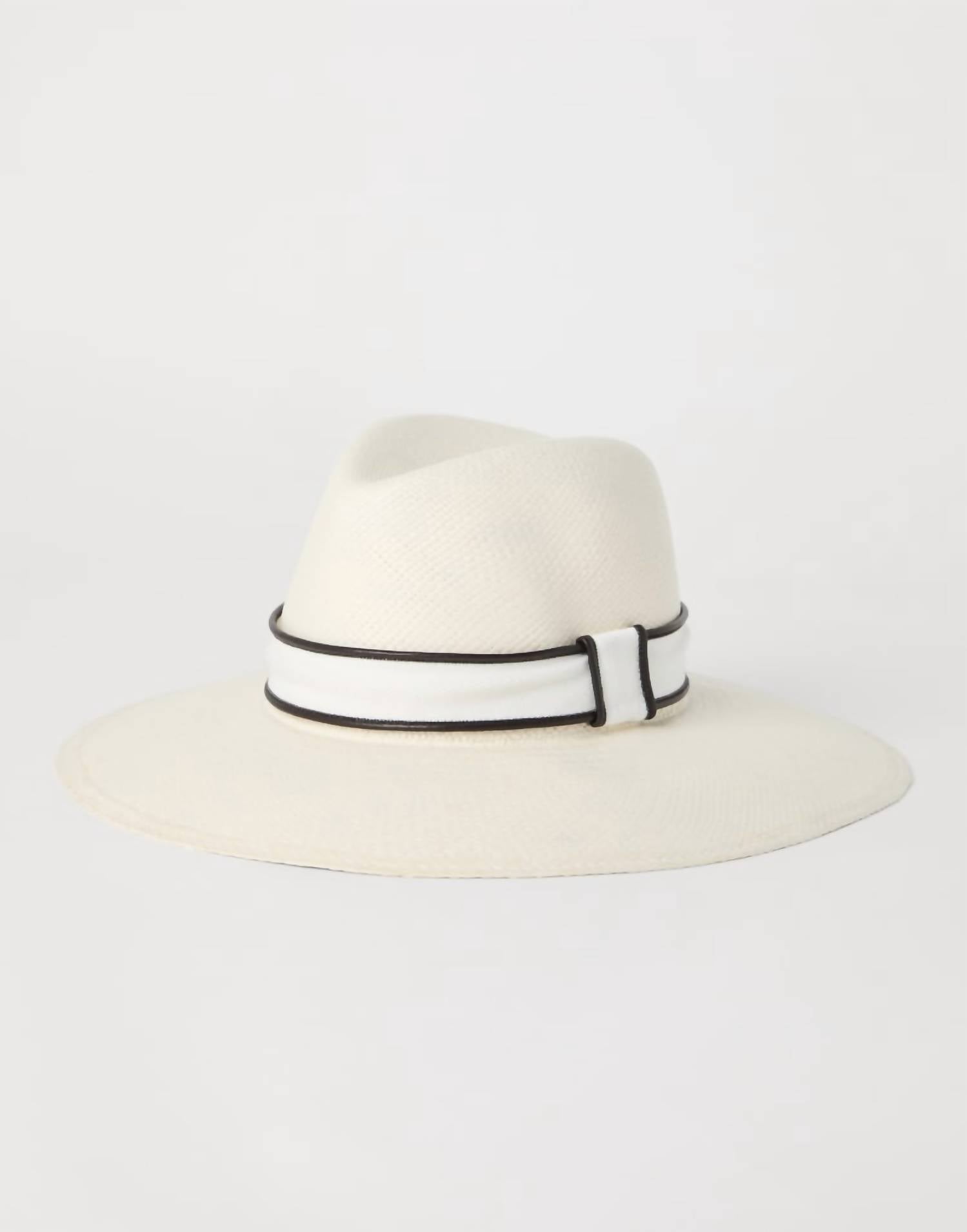 Brunello Cucinelli - Women's Panama Hat With Gros Grain Ribbon