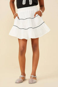 Hayden La - Girls Ribbon Trimmed Skirt