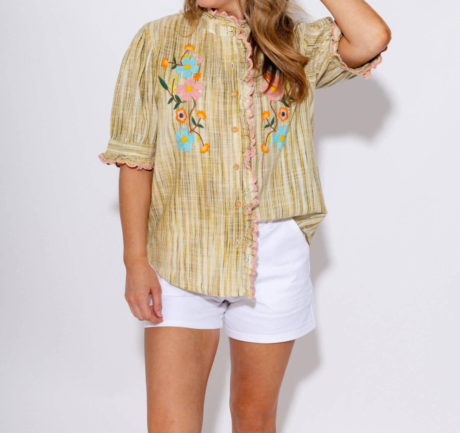 Ivy Jane - Ribbon Embroidered Blouse