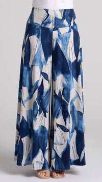 Sympli Women's Palazzo Pants in watery reflections - women's pants