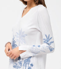 Johnny Was - RILEY SLIT SLEEVE TEE
