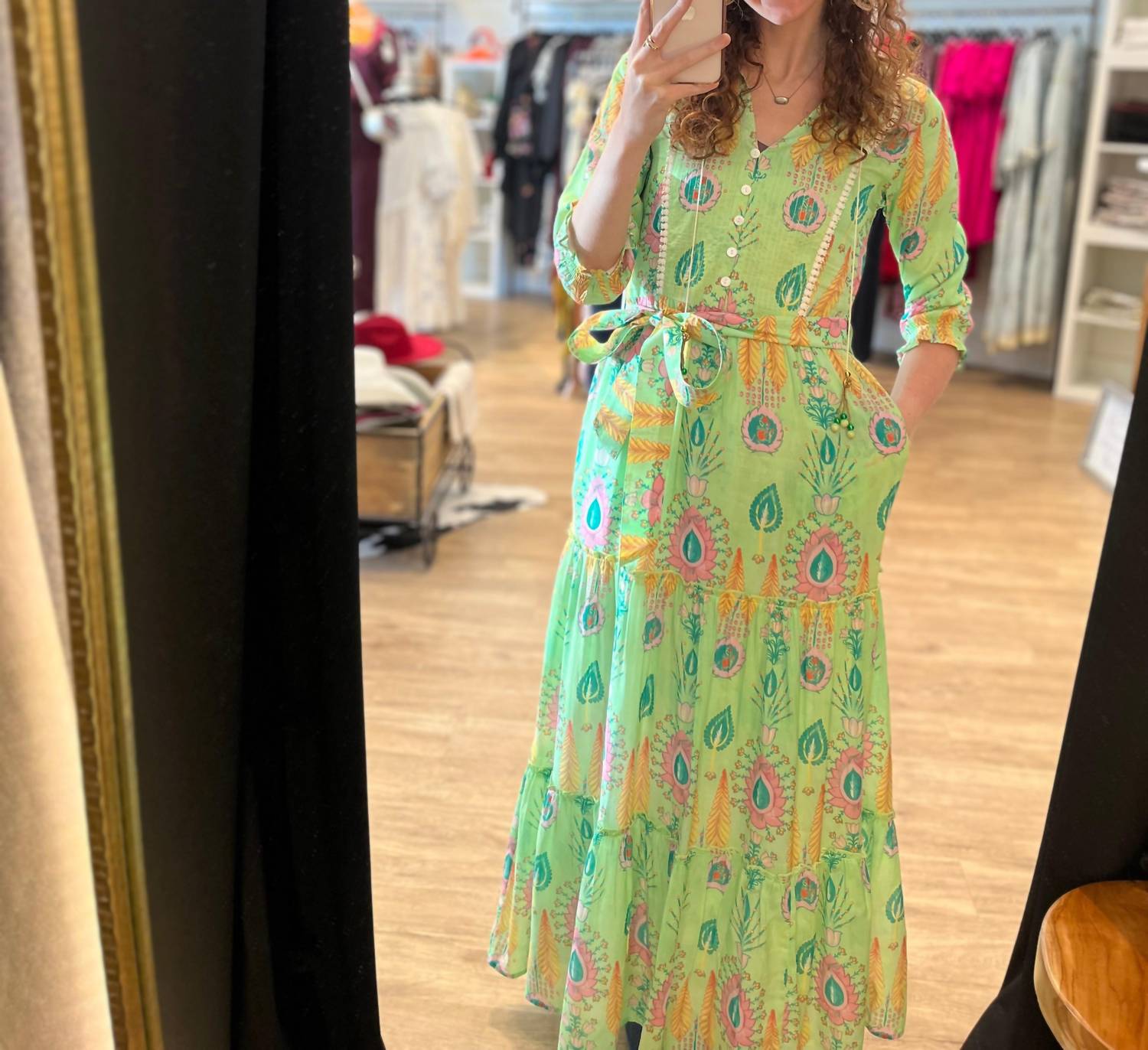 Sal Rosa - Razie Button Front Maxi Dress