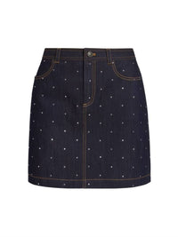 Cinq A Sept - Ditsy Rhinestone Lynette Mini Skirt