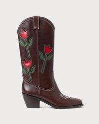 Loeffler Randall - Women's Wilder Leather Tulip Boot
