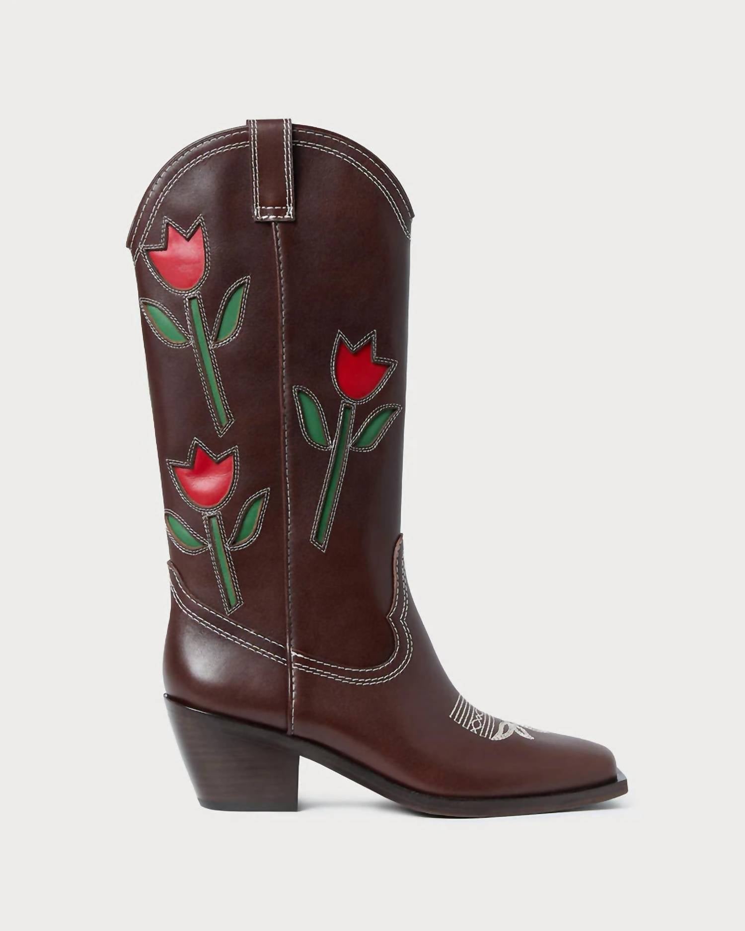 Loeffler Randall - Women's Wilder Leather Tulip Boot