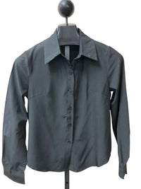 PINCH Women's Classic Button Up Blouse in black - women's blouse
