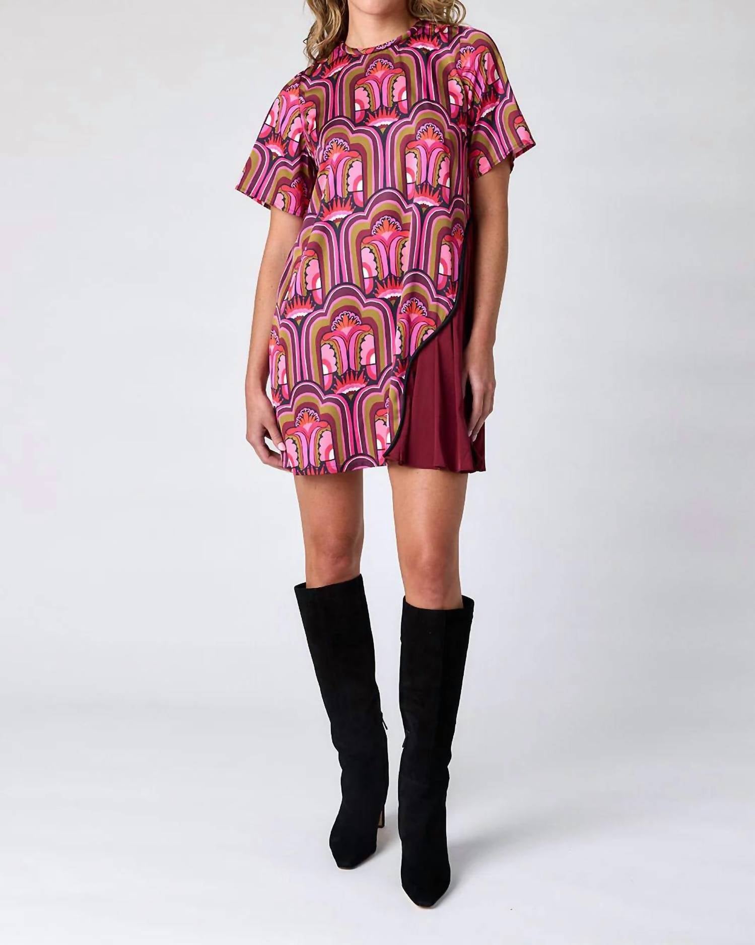 Crosby by Mollie Burch Graham Mini Dress in gatsby - women's dress - view 4