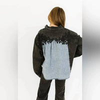 Bucketlist - Colby Denim Pullover Top
