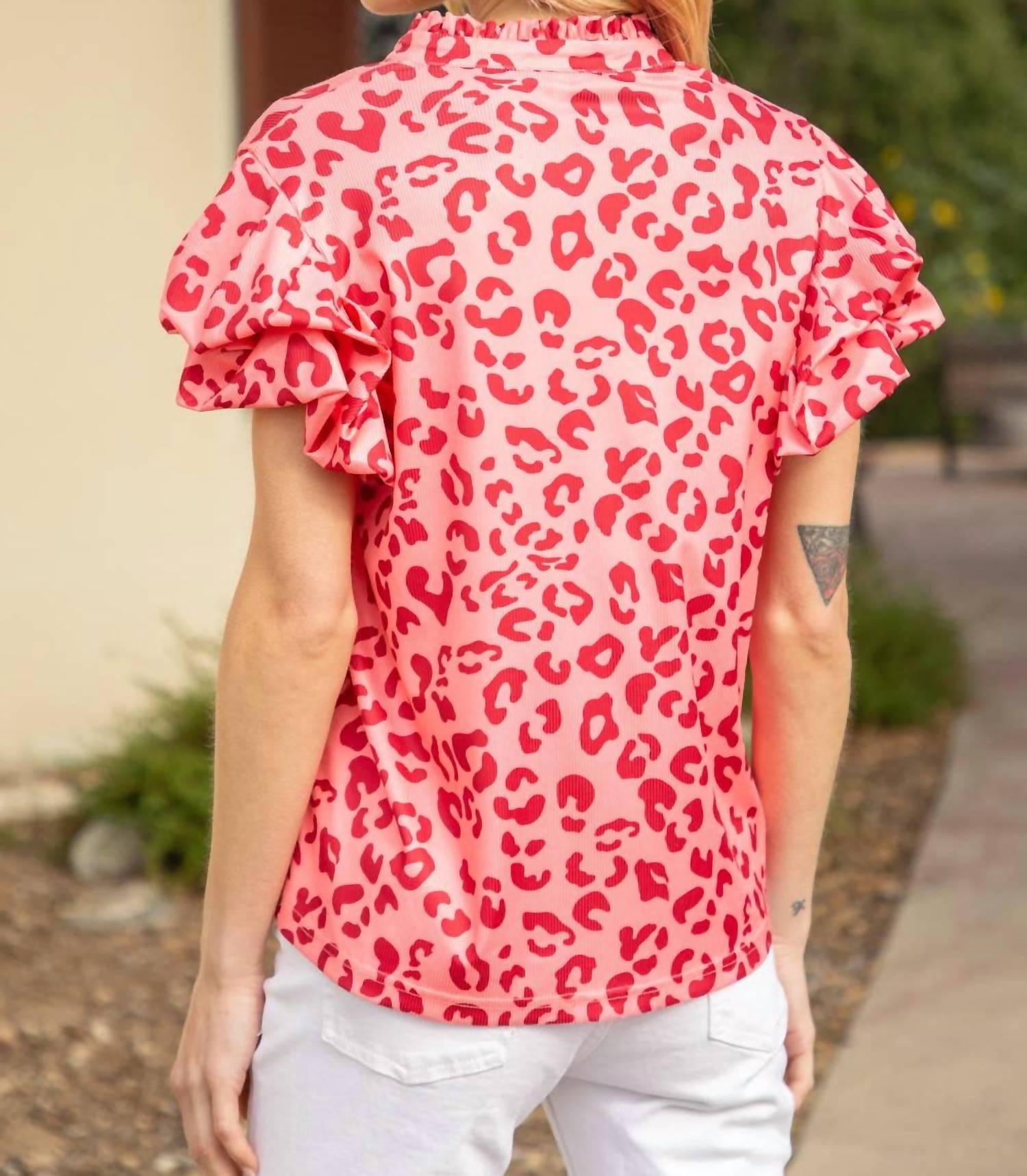 Voy - Casey Puff Bubble Sleeve Top