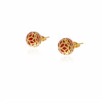 Georgina Jewelry - Women's Signature Flower Sphere Carmelina Small Earrings