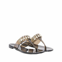 Casadei - Women's Crystal Embellished Jelly Sandals